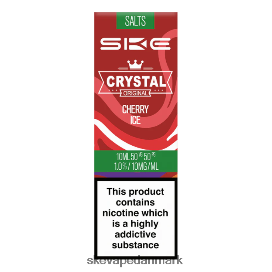 SKE krystal nic salt - 10ml kirsebæris T6ZV6B114 SKE Vape Buy
