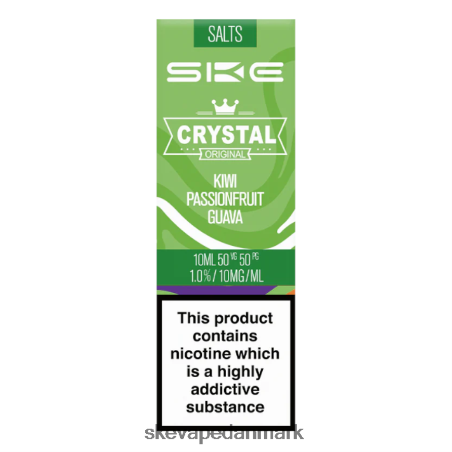 SKE krystal nic salt - 10ml kiwi passionsfrugt guava T6ZV6B115 SKE Crystal Vape Sale