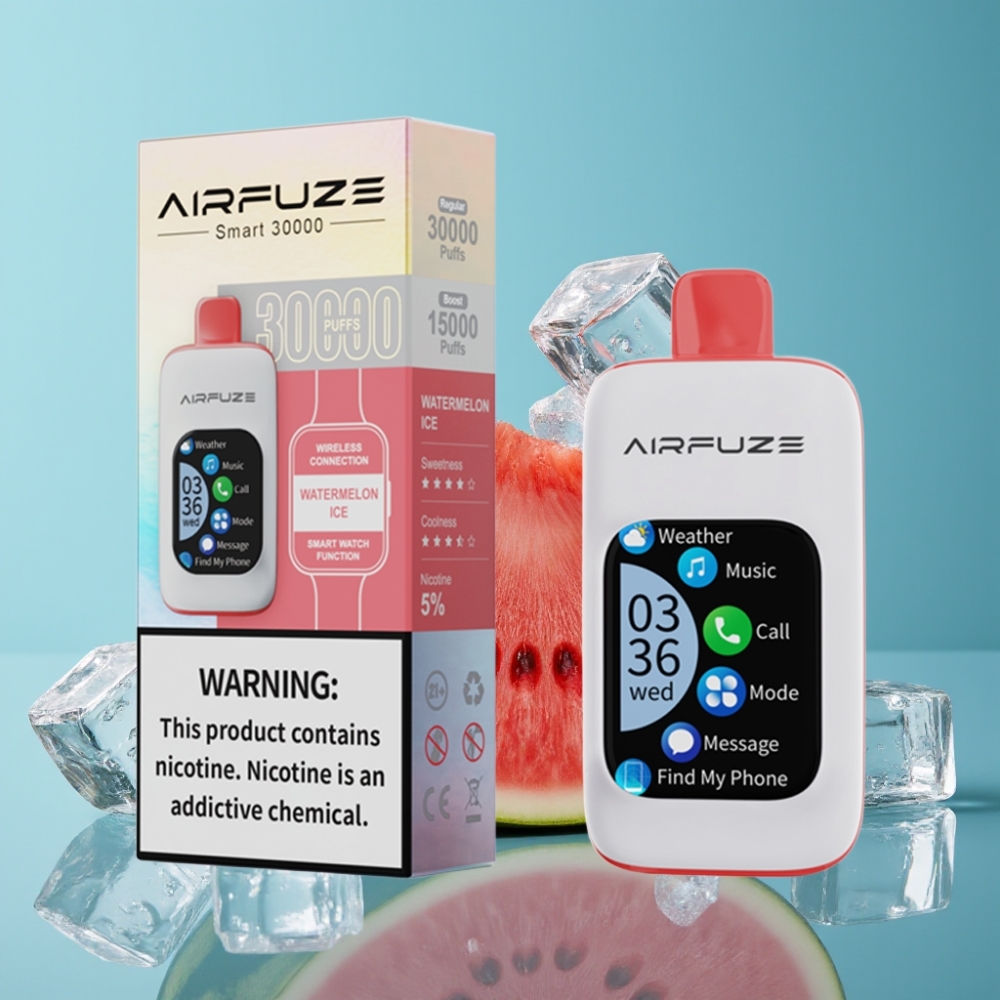 AirFuze Smart 30000 Puffs 5% Touch Skærm Type-C Vandmelon Is