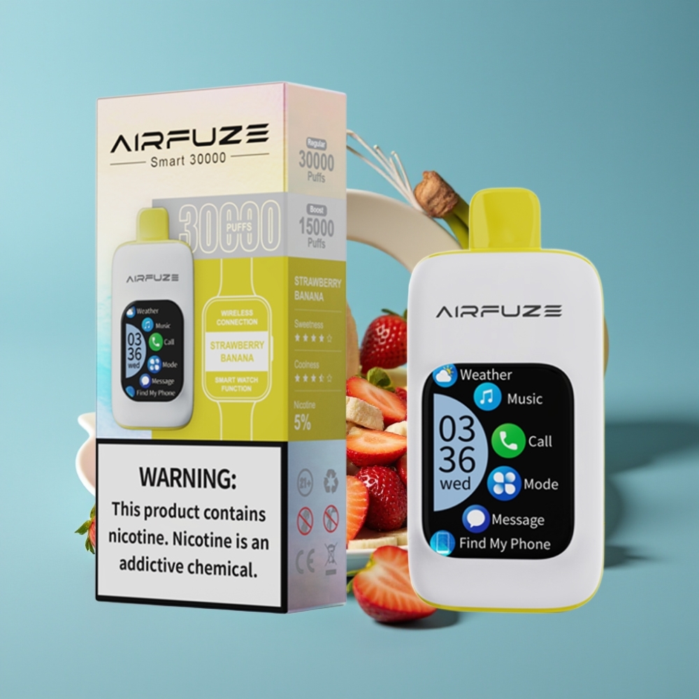 AirFuze Smart 30000 Puffs Touch Skærm Type-C 5% Nikotin
