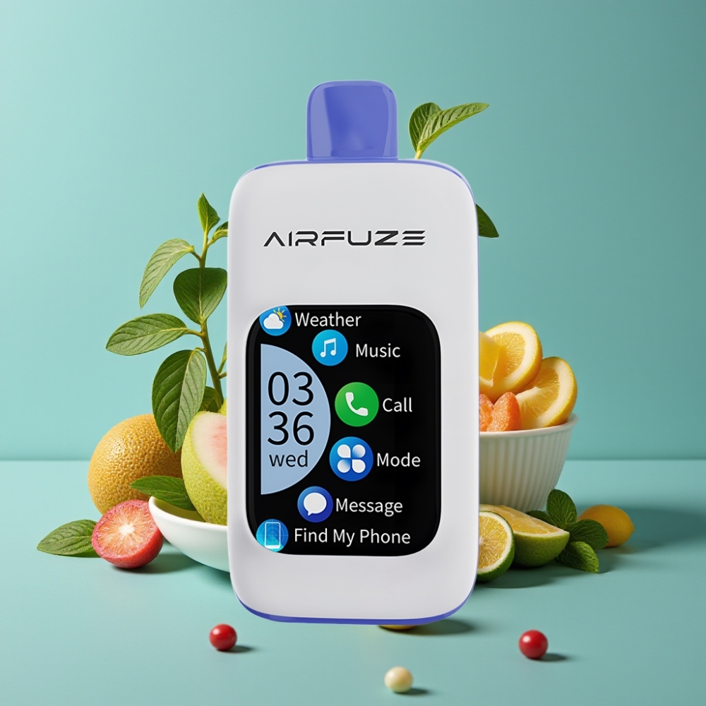 AirFuze Smart 30000 Puffs Touch Skærm Type-C Ladning Miami Mint